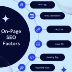 Diagram showing 10 on-page seo strategies strategy to enhance website navigation and SEO